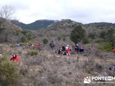 Senderismo Guadalajara - Monumento Natural Tetas de Viana. viajes puente san jose